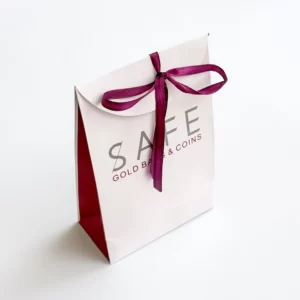 gift packaging safe gold